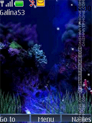 Mobile Aquarium anim Fl 1.1 theme screenshot
