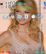 Taylor Swift 01 tema screenshot