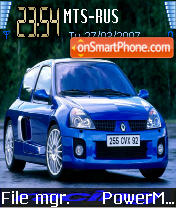 Clio V6 tema screenshot