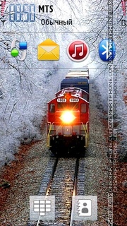 Beautiful Train tema screenshot
