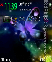 Borboletas theme screenshot