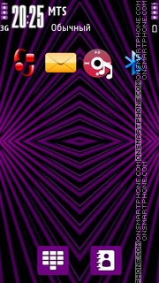 Purple Lines 02 tema screenshot