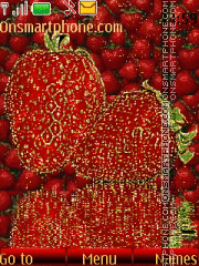 Strawberry es el tema de pantalla