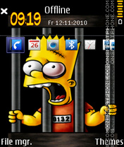 Bart Simpson 08 tema screenshot