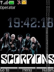 Scorpions theme screenshot