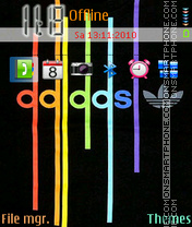 Скриншот темы Nice adidas