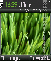 Скриншот темы Vista grass