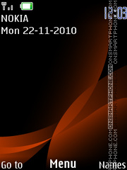 Orange 147 tema screenshot