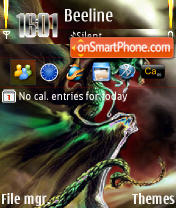 Dragon 240 yI theme screenshot