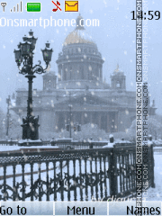 Скриншот темы Winter in St.Petersburg by djgurza