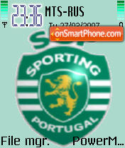Sporting SCP tema screenshot