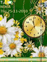 Camomile Clock tema screenshot