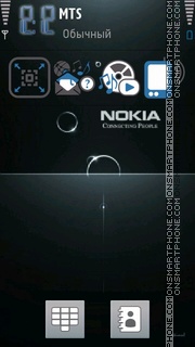 Скриншот темы Nokia 3d