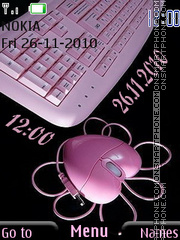 Capture d'écran Pink comp thème