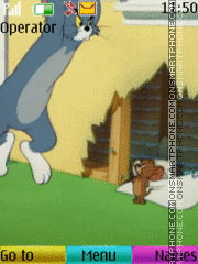 Tom a Jerry es el tema de pantalla