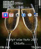 Happy New Year 2011 03 theme screenshot