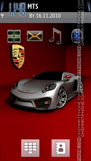 Скриншот темы Cool Porsche