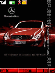 Скриншот темы Mercedes