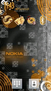Nokia 7236 theme screenshot