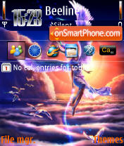 Angel 240 yI theme screenshot