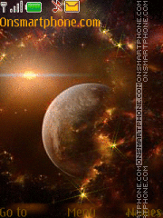 Space theme screenshot