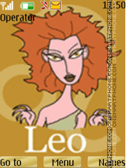 Leo Animated es el tema de pantalla