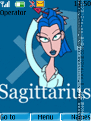 Sagittarius Animated es el tema de pantalla