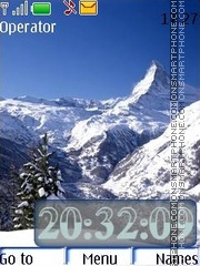 Capture d'écran Matterhorn thème