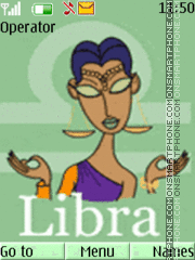 Libra Animated es el tema de pantalla