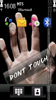 Скриншот темы Dont Touch 13