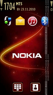 Скриншот темы Nokia With Tone 04