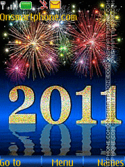 New Year 2011 tema screenshot