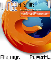 Firefox 01 es el tema de pantalla