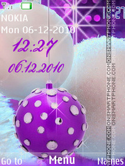 Holiday tema screenshot