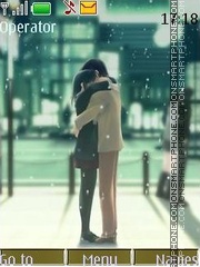 Capture d'écran Winter kiss thème