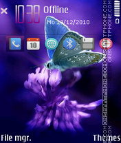 Capture d'écran Butterfly By Afonya777 thème