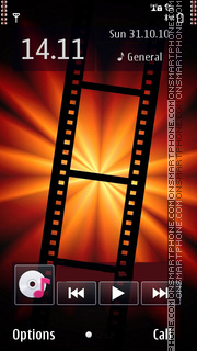 Film Glow theme screenshot