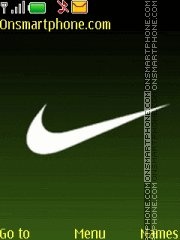 Скриншот темы Nike green