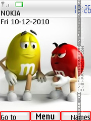 M And Ms theme screenshot
