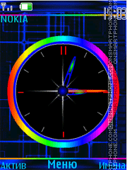Analog clock animation Theme-Screenshot
