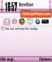 Think Pink theme screenshot