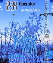 Capture d'écran Blue winter thème