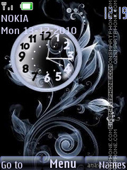 Abstract Clock tema screenshot