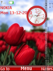 Red tulip theme screenshot