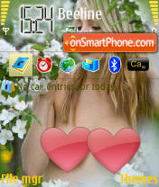 Charming Corinna N73 tema screenshot