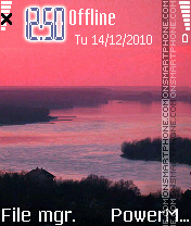 Capture d'écran Red river thème