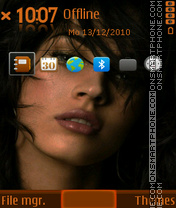 Megan fox 27 tema screenshot