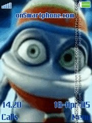 Capture d'écran Christmas frog thème