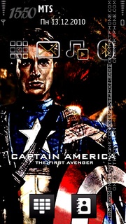 Captain America 05 tema screenshot