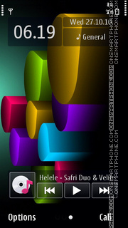 Colorful Solid tema screenshot